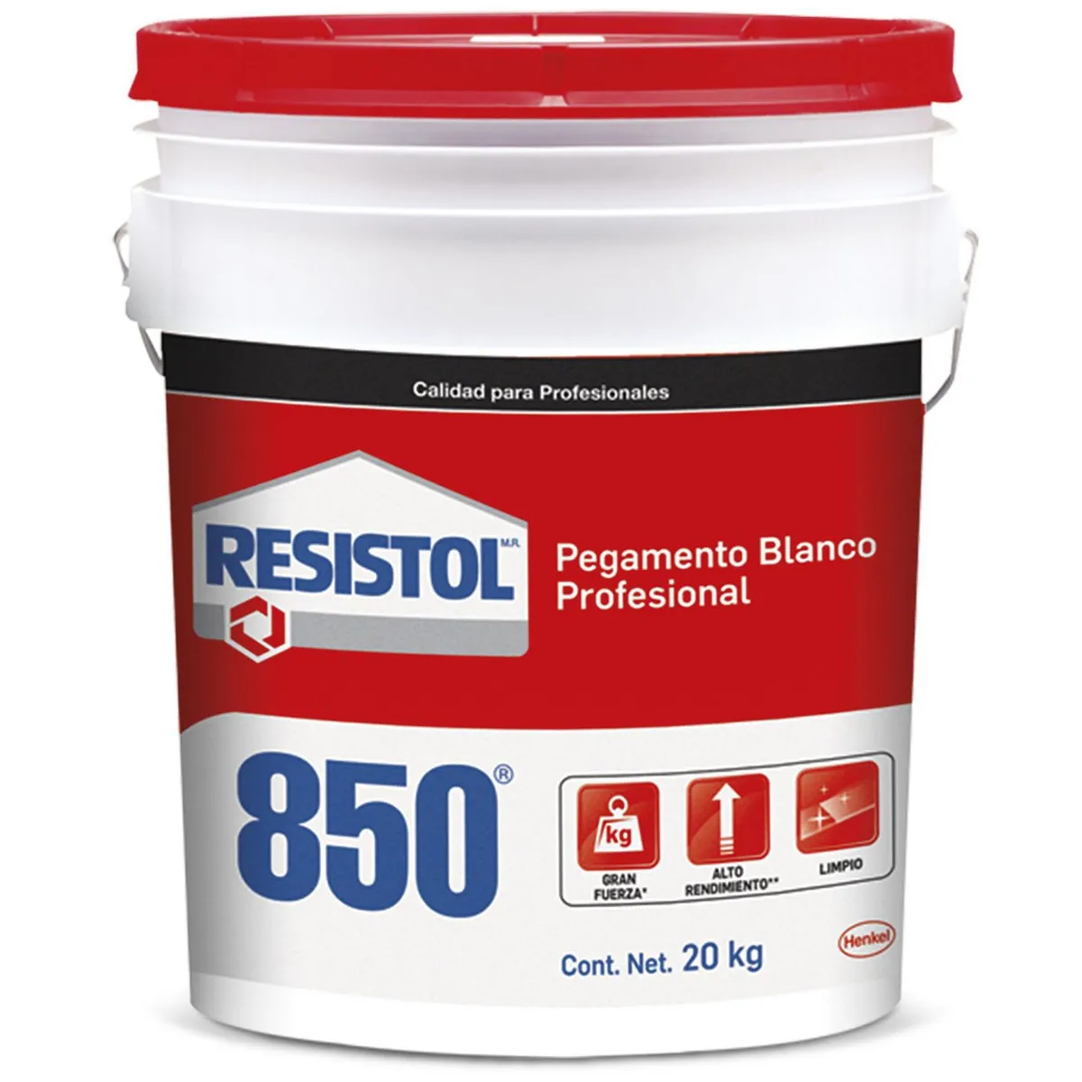 Resistol 850 Pegamento Profesional Blanco 20 Kg, marca Resistol - Foto Principal