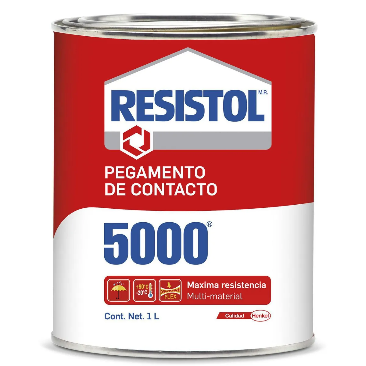 Resistol 5000 Pegamento De Contacto Lata 1 L, marca Resistol - Foto Principal