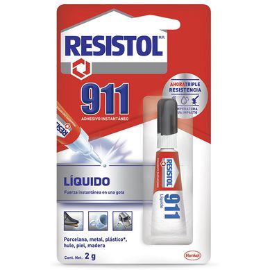 Resistol 911 Pegamento Instantneo Lquido 2 Gr