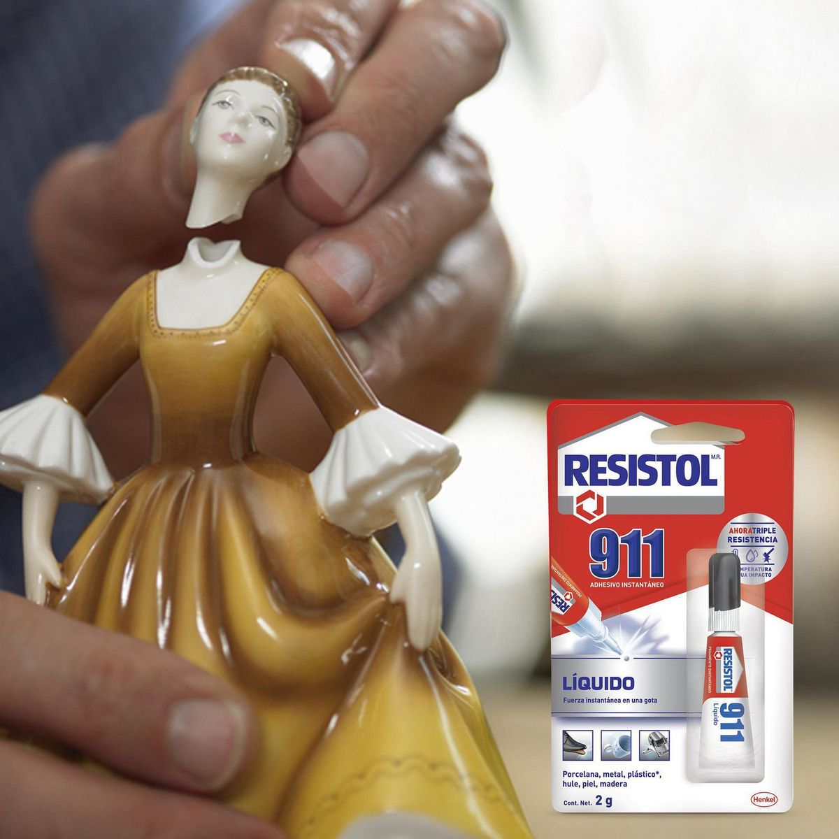 Resistol - Resistol 911 Pegamento Instantáneo Líquido 2 Gr
