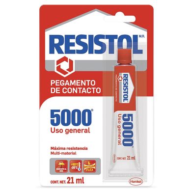Resistol 5000 Pegamento De Contacto Tubo 21 Ml