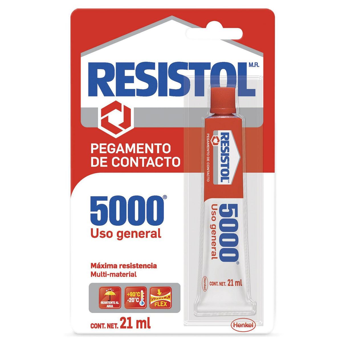 Resistol - Resistol 5000 Pegamento De Contacto Tubo 21 Ml