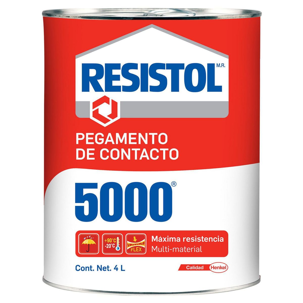 Resistol 5000 Pegamento De Contacto Lata 4 L, marca Resistol - Foto Principal