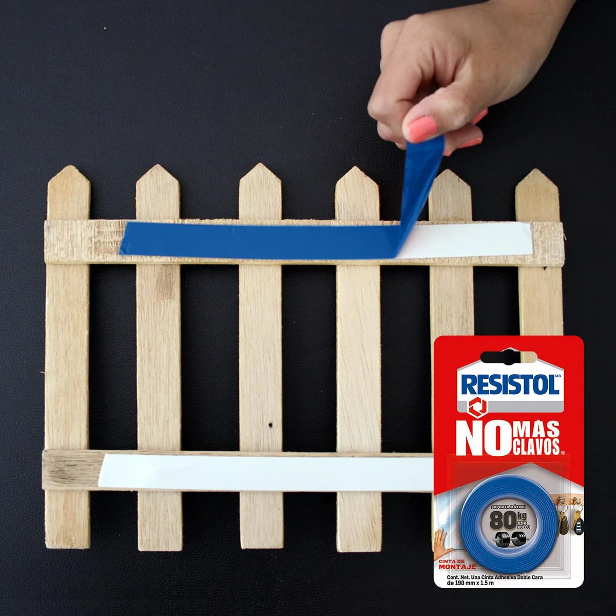 Resistol No Más Clavos Cinta De Montaje 80 Kg, marca Resistol - Foto 2