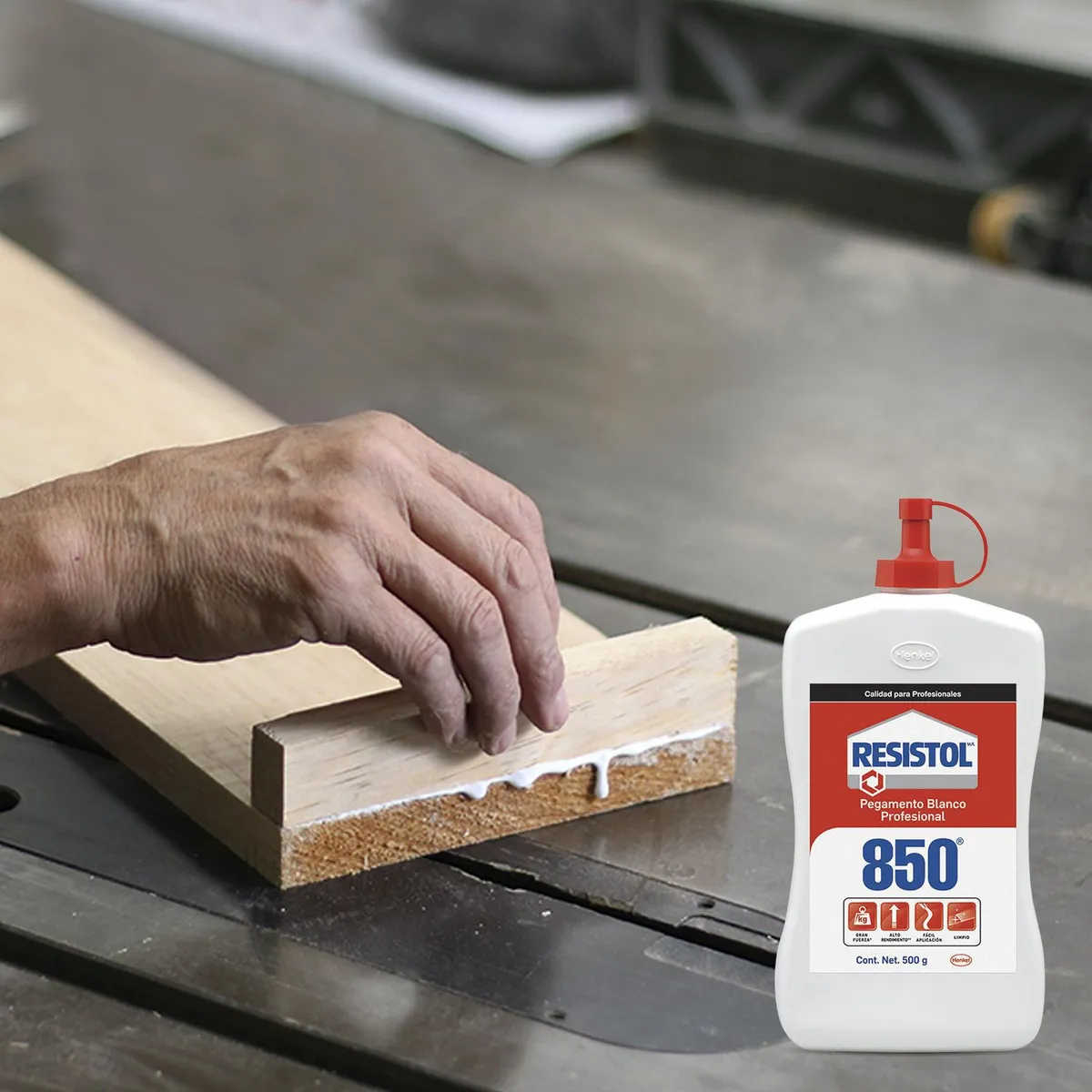 Resistol - Resistol 850 Pegamento Profesional Blanco 500 Gr