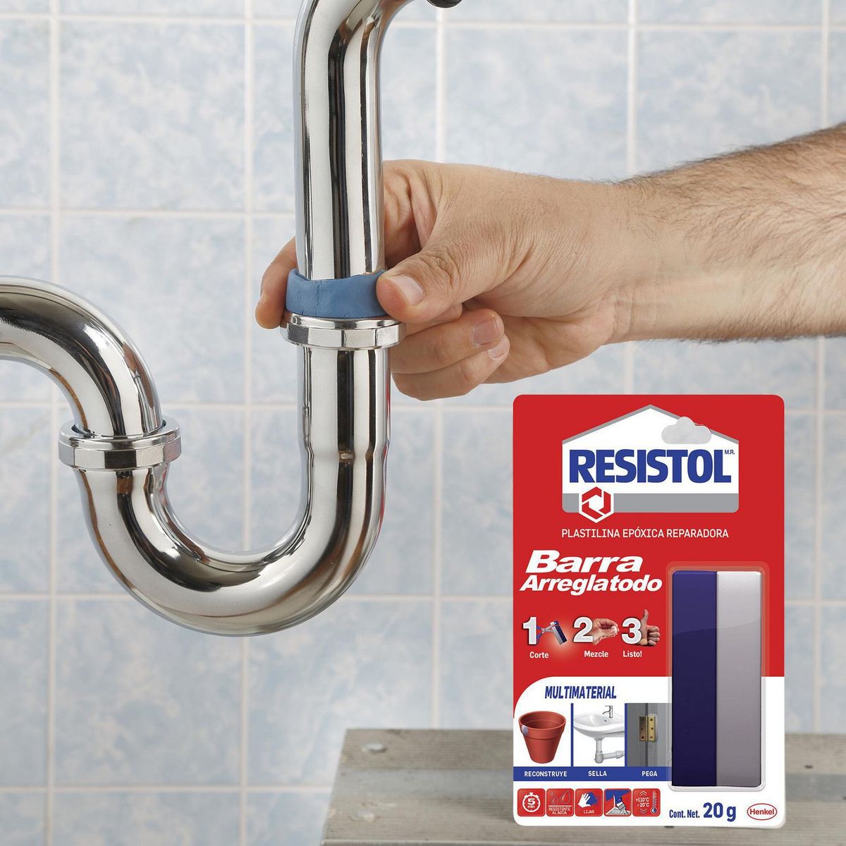 Resistol - Resistol 911 Plastilina Epóxica Arregla Todo 20 Gr