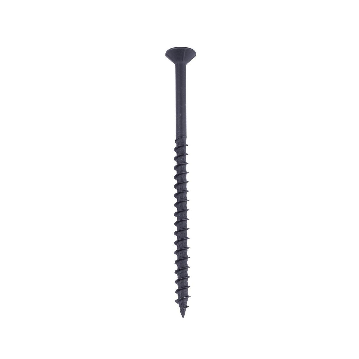 Fixser - Tornillo cabeza plana 12x3-1/2" negro (b-100)