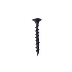 Tornillo cabeza plana 6x1-1/4" negro (b-1000)