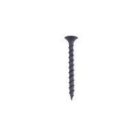 Tornillo cabeza plana 6x1-1/2" negro (b-100)
