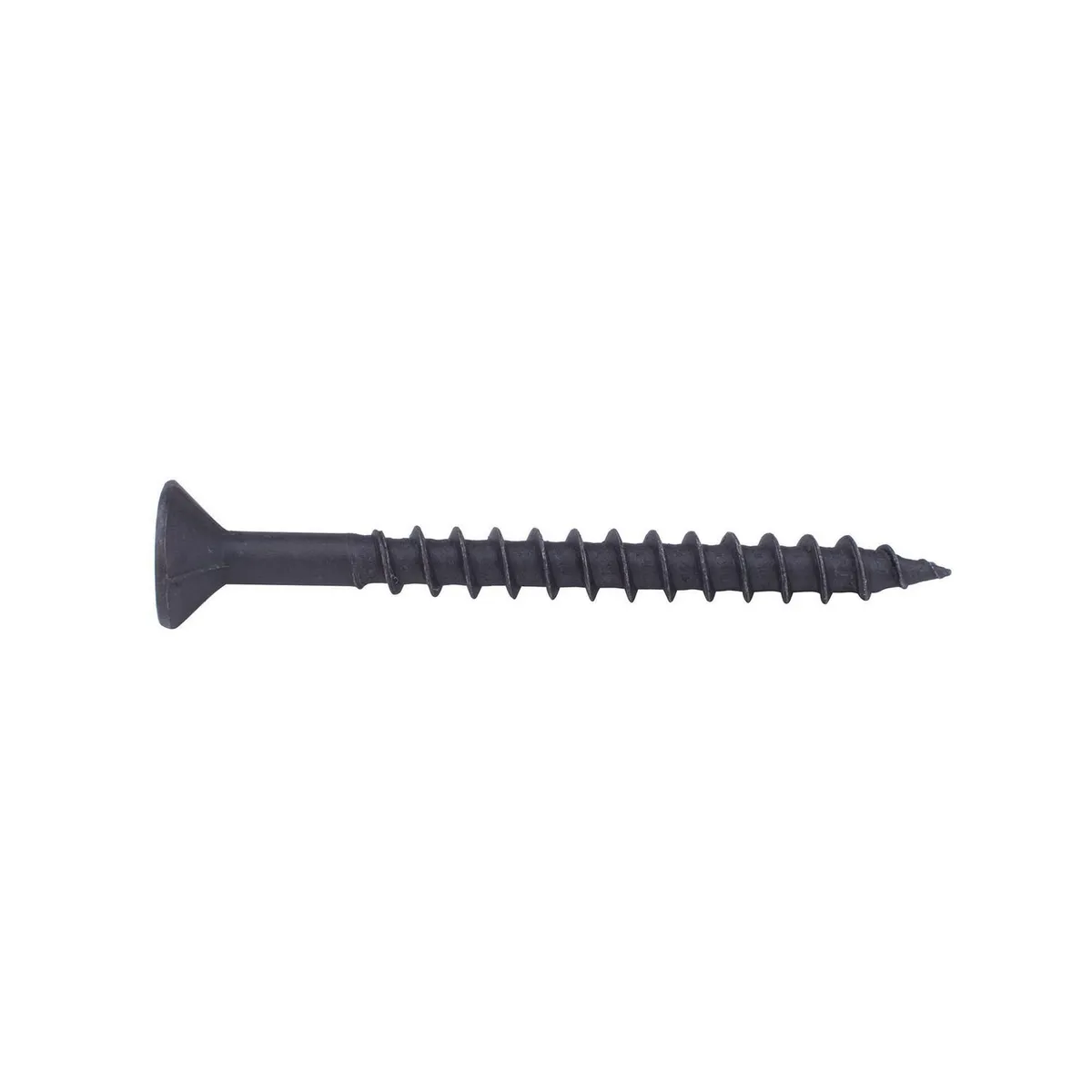 Fixser - Tornillo cabeza plana 14x2-1/2 negro (b-100)