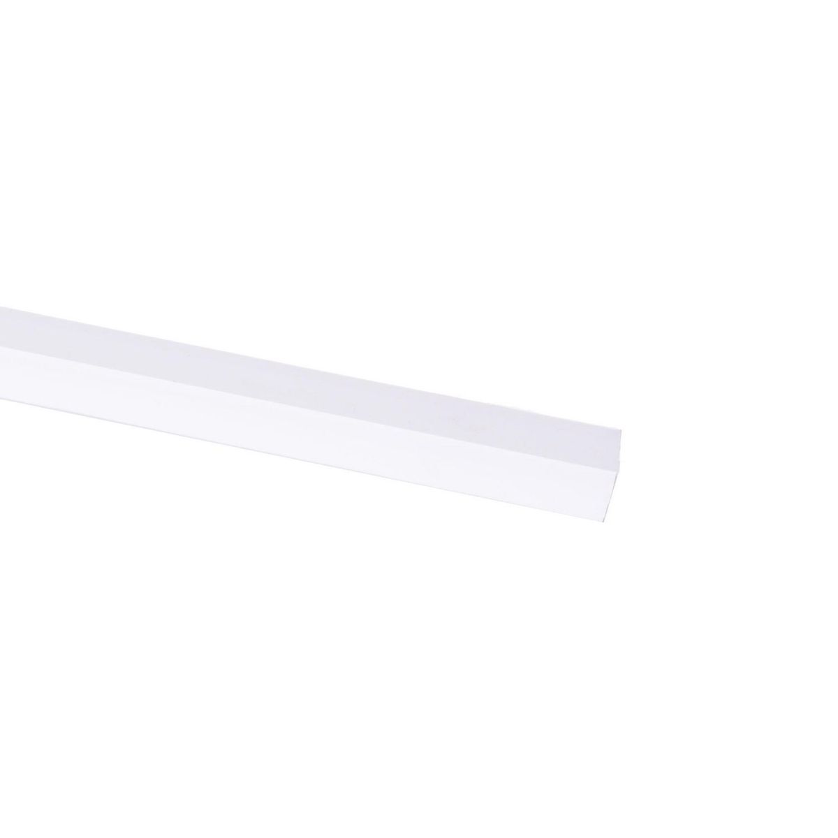 Ángulo 20 x 20 x 1 mm PVC blanco 2.5 m, marca  - Foto 2