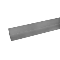 Ángulo 25 x 25 x 1 mm aluminio anodizado plata 2.5 m