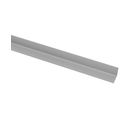 Ángulo 15 x 15 x 1 mm aluminio anodizado plata 1 m