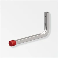 Gancho en "i" p/pared de acero 350 x 165 mm