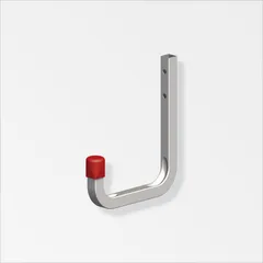 Gancho p/pared de acero galvanizado 115 x 140 mm