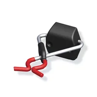 Soporte utensilios "X-star"rojo para pared