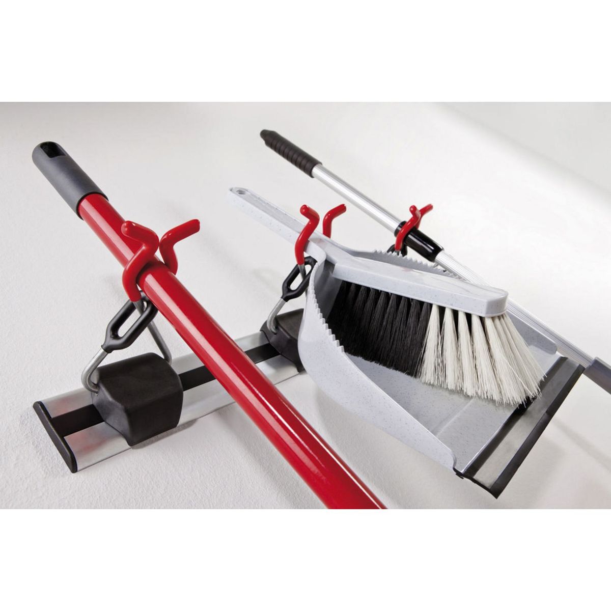 Alfer - Soportes 3 utensilios "X-star" sobre riel