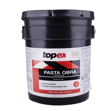 Pasta de acabado fino blanco 30 k