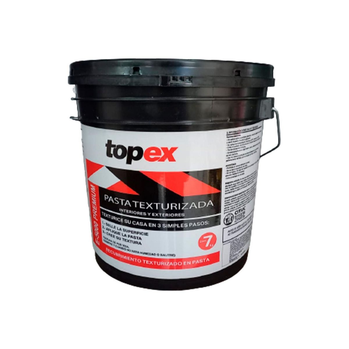 Pasta e-5000 grano mediano 7 kg blanco, marca Topex - Foto Principal