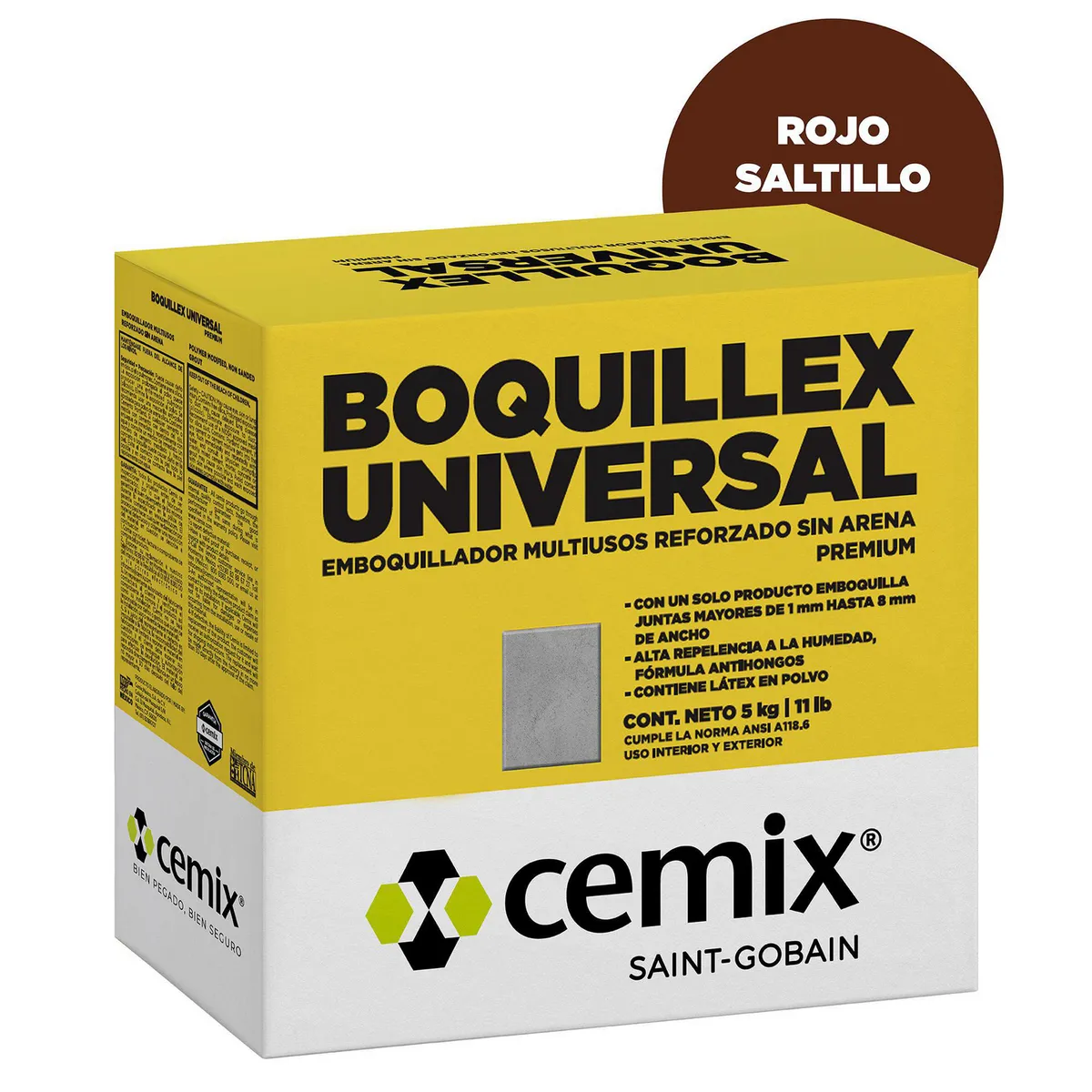 Cemix - Boquilla Cemix Sin Arena Rojo Saltillo