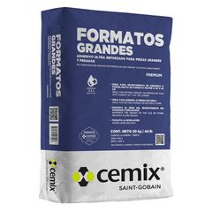 Pegamento Formatos Grandes Cemix 20 Kg