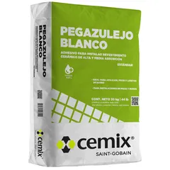 Adhesivo Pegazulejo blanco 20 kg