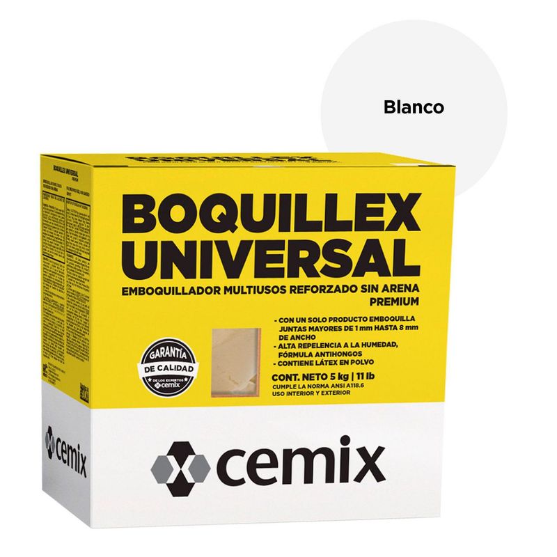 Cemix - Boquilla sin arena blanco 5 kg