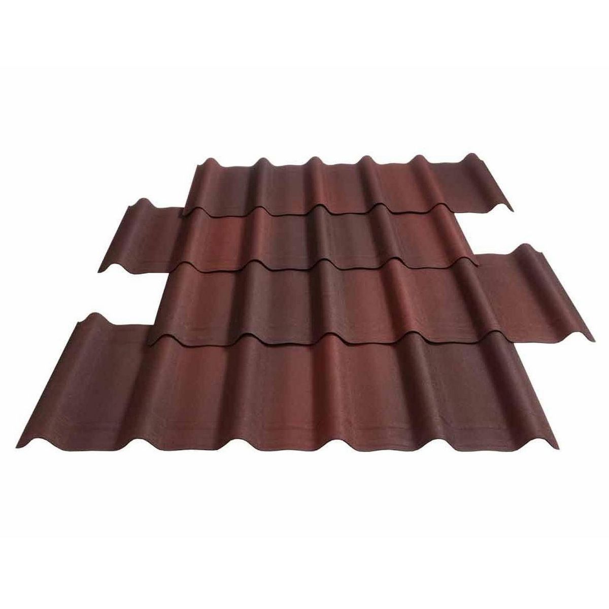 Onduline - Teja Onduvilla Antique de 40 x 106 cm Rojo