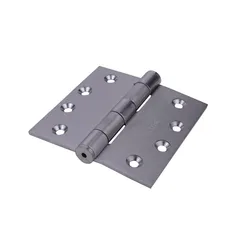 Bisagras 4" x 4" 3.3 mm cromo satín con tornillo