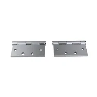 Bisagra 4.5" x 4.5" 3.3 mm cromo satín con tornillo