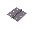 Bisagras 3" x 3" 2 mm sin baleros con bola cromo satín con tornillo