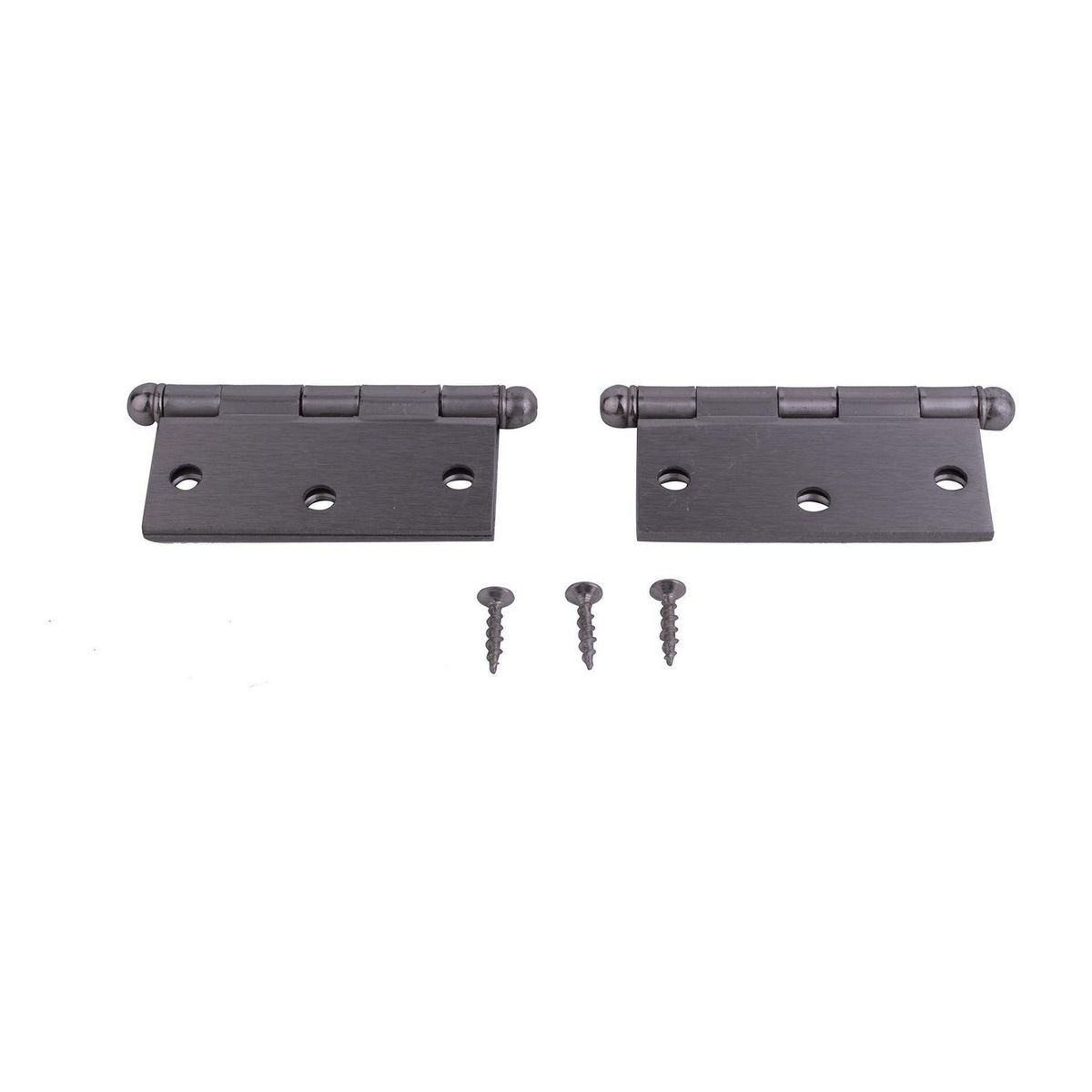 Bisagras 3" x 3" 2 mm sin baleros con bola cromo satín con tornillo, marca Dexter - Foto 2
