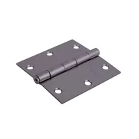 Bisagra 3.5 x 3.5 2.2 mm sin balero cromo satín con tornillo