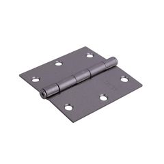 Bisagra 3.5 x 3.5 2.2 mm sin balero cromo satín con tornillo