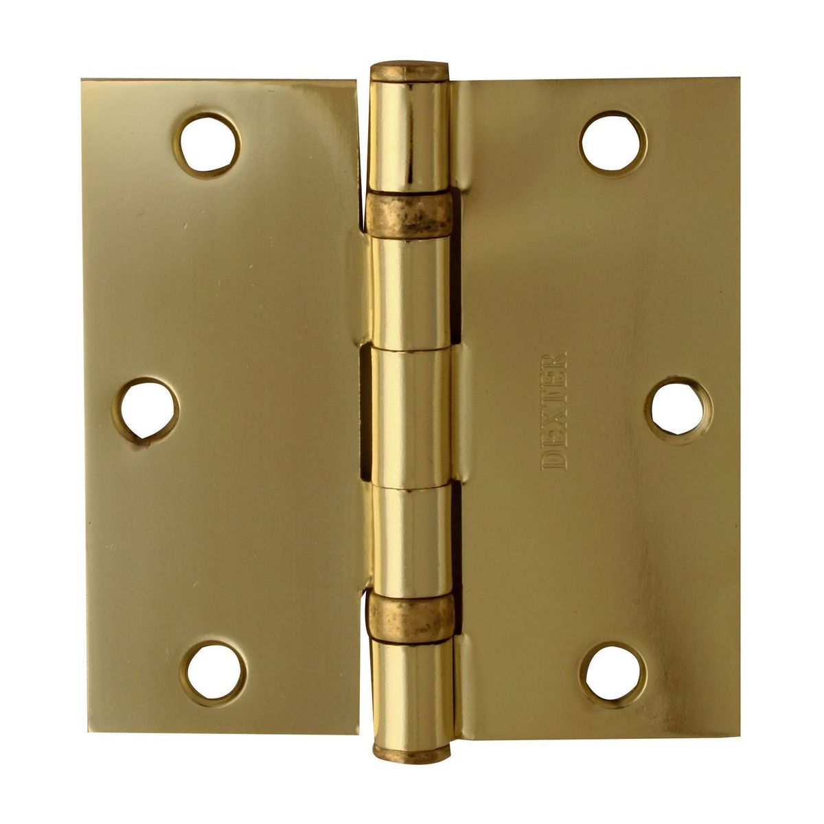Dexter - Bisagra 4.5" x 4.4" espesor 3.3 mm s/balero c/plana lb con tornillo