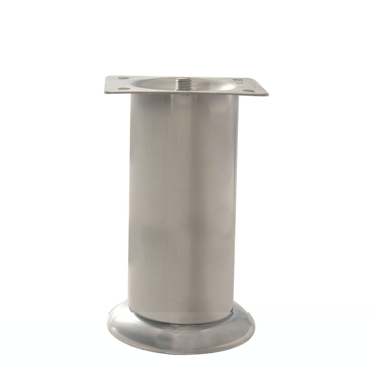 Pata para Sofá B140 Níquel Satín 160 mm, marca Fixser - Foto Principal