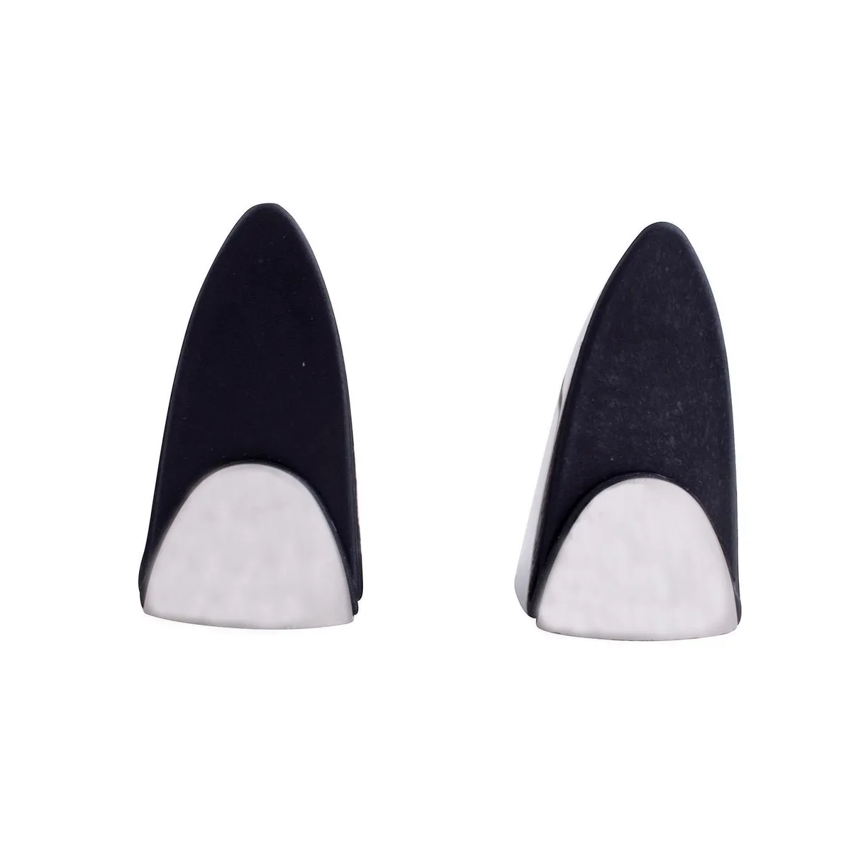 Dexter - Clip para vidrio templado con tornillo níquel satin 2 piezas