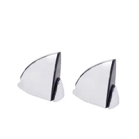 Clip para vidrio templado con tornillo 2 piezas