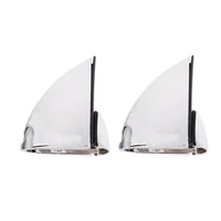 Clip para vidrio templado con tornillo 2 piezas