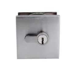 Cerrojo Deluxe "Q" Llave Mariposa Níquel Satín