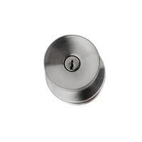 Cerraduras Perilla Niza Tubular + Llave Acero Inox. Blister Pack