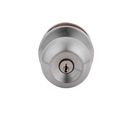 Cerradura Perilla Tubular con Llave Acero Inox.B. Pack