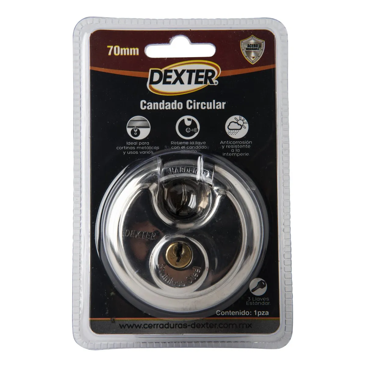 Candado 70 mm, marca Dexter - Foto Principal