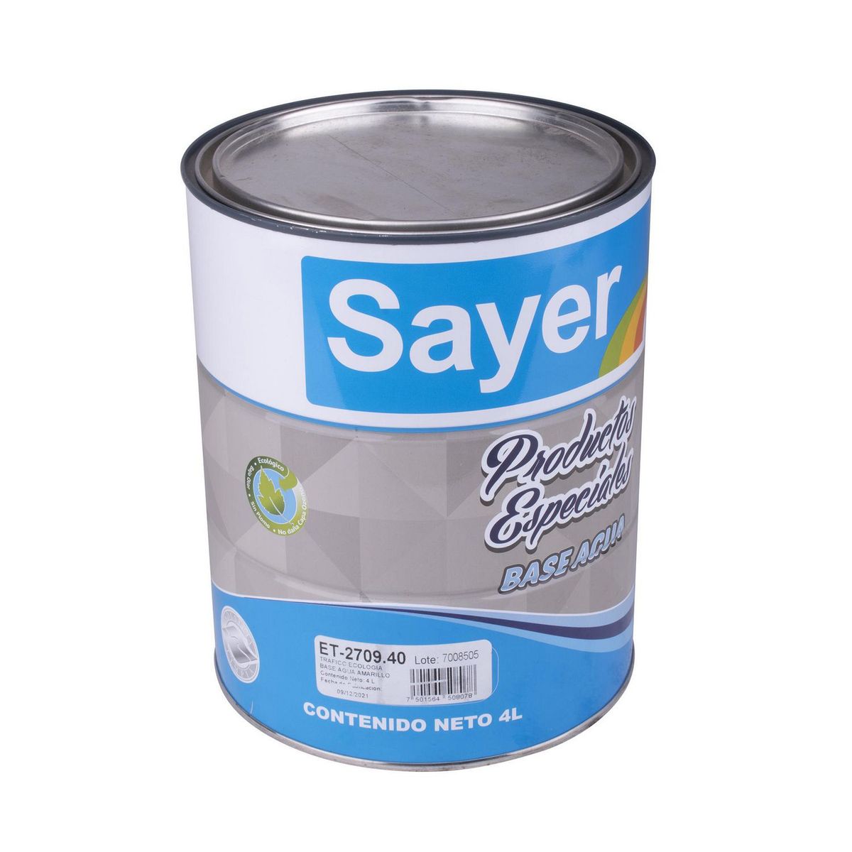 Pintura tráfico ecológica 4 L amarilla, marca Sayerlack - Foto 2