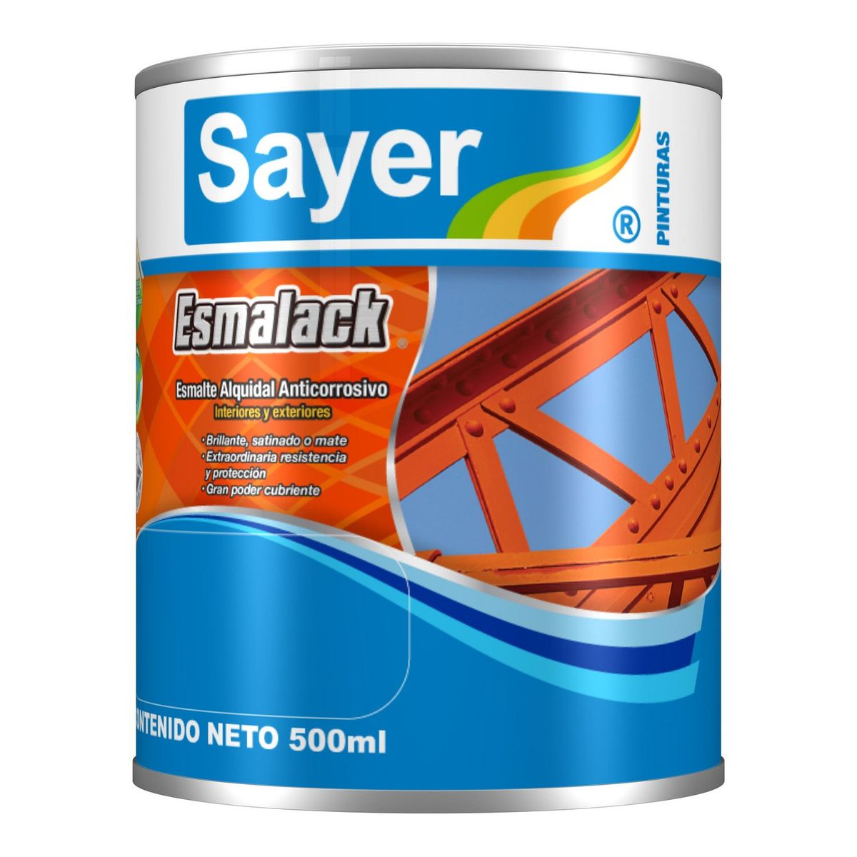 Sayerlack - Esmalte Esmalack Blanco Brillante 500 ml