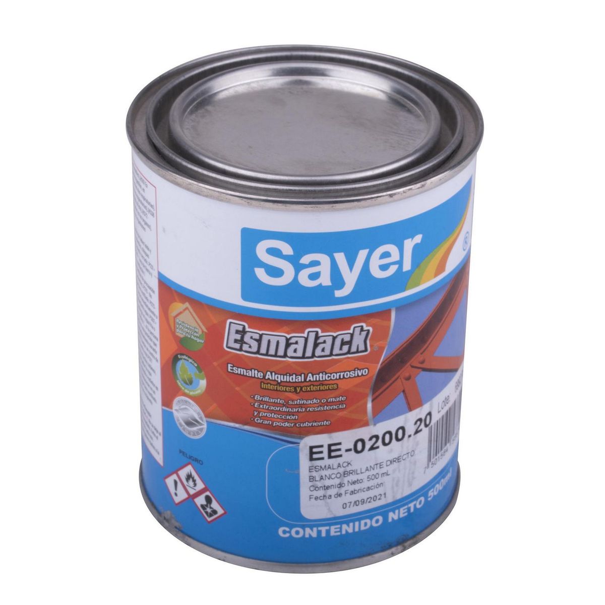 Sayerlack - Esmalte Esmalack Blanco Brillante 500 ml