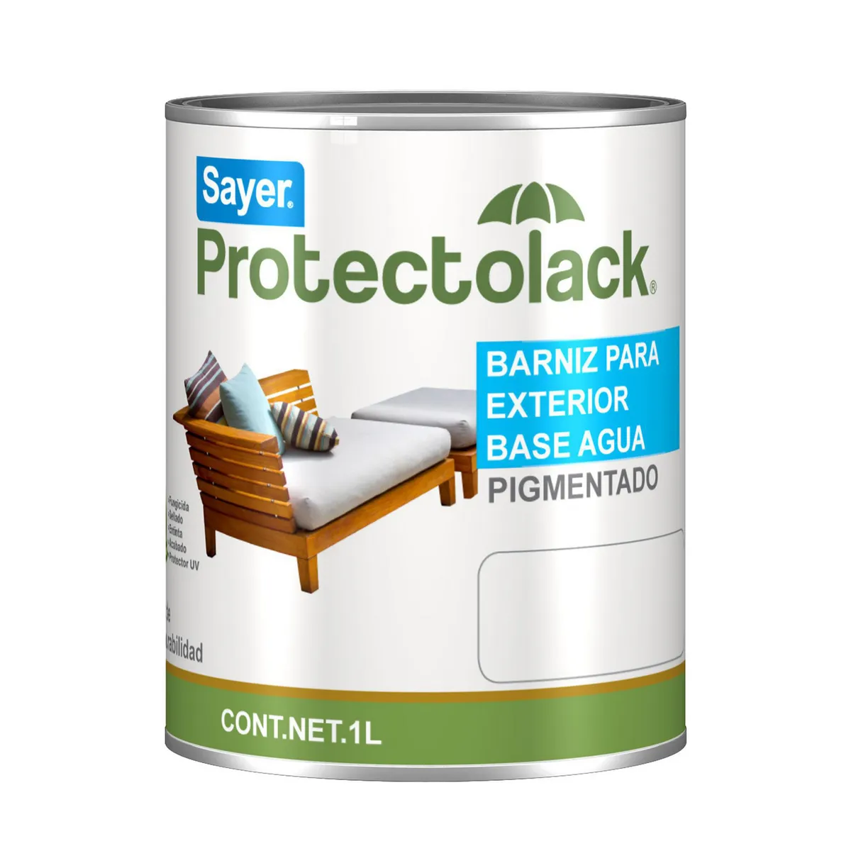 Sayerlack - Barniz Base Agua Exterior 1 L Mate