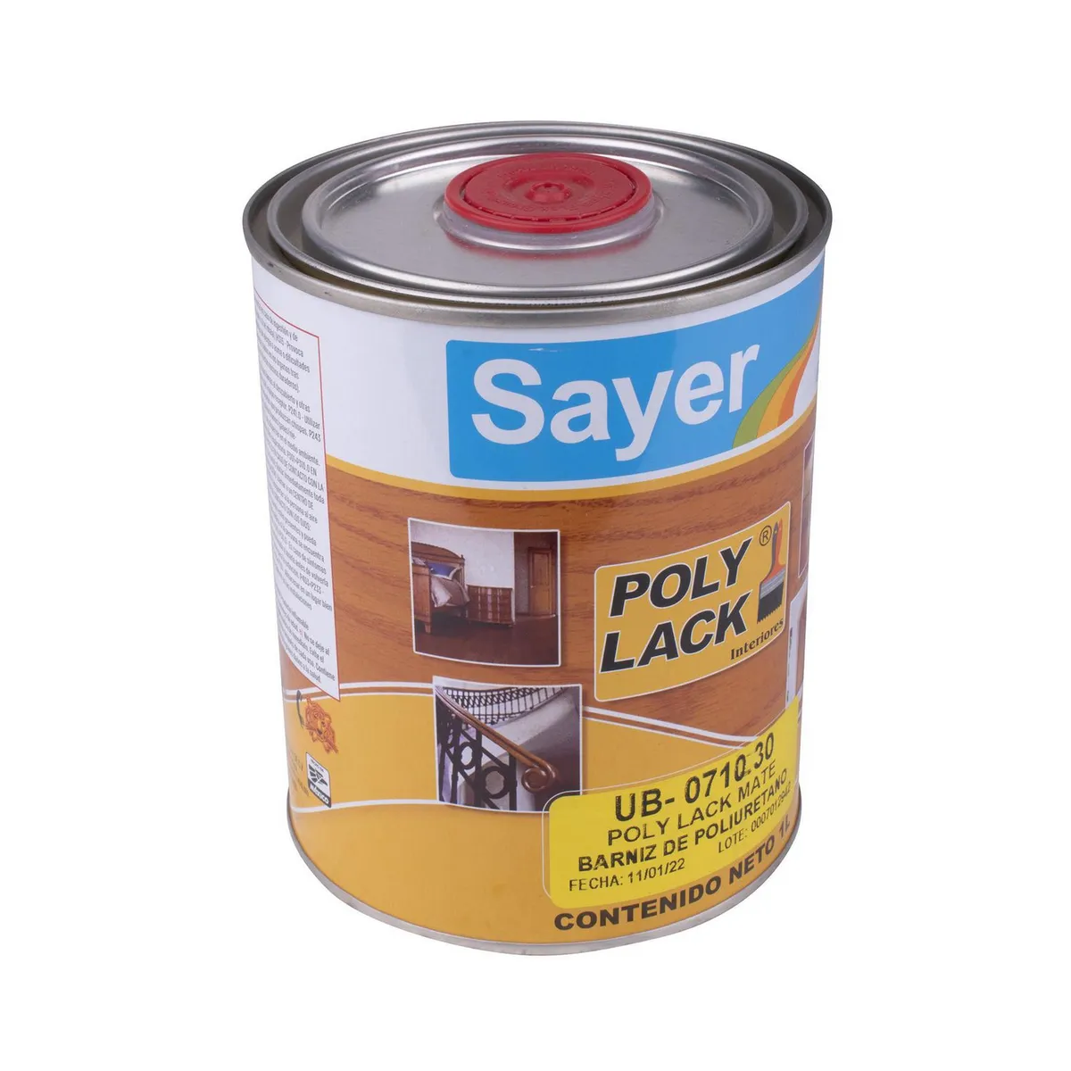 Barniz Poliuretano Interior Poly Lack 1 L Mate, marca Sayerlack - Foto 2
