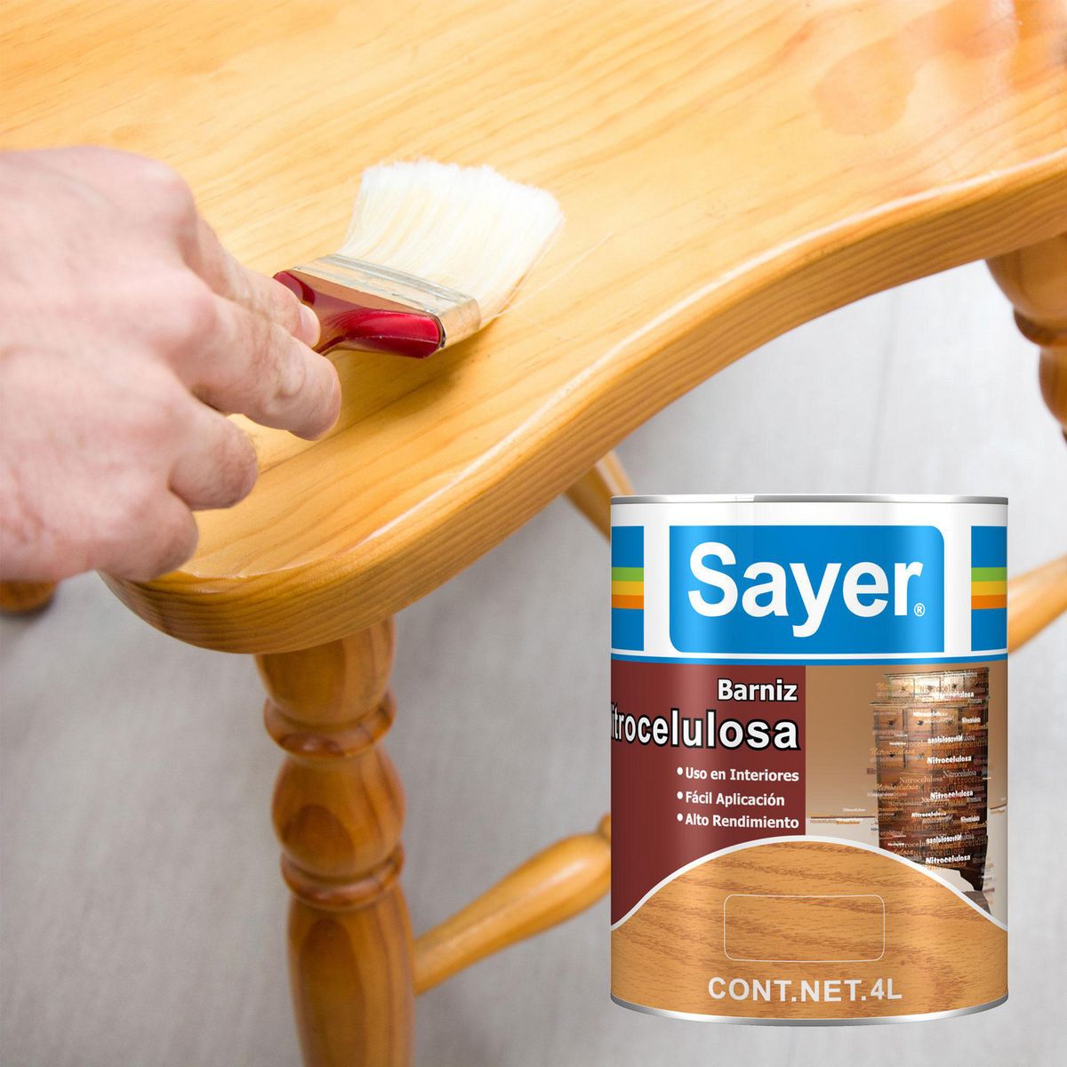 Sayerlack - Barniz de Nitrocelulosa para Madera