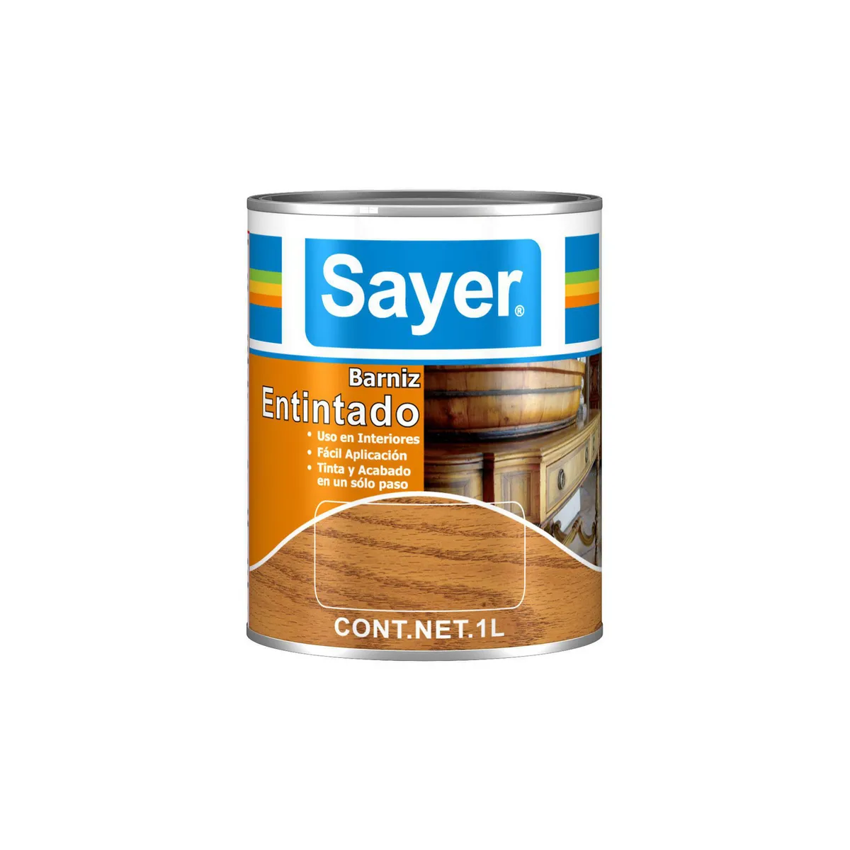 Barniz Nitrocelulosa 1 L Alto Brillo, marca Sayerlack - Foto Principal
